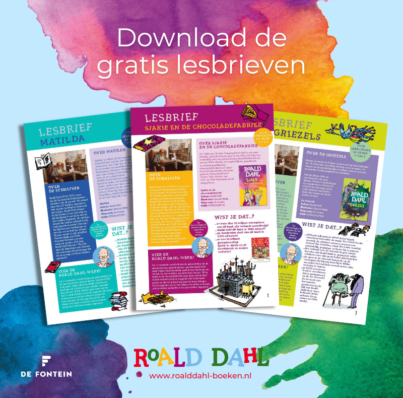 Roald Dahl - Gratis lesmateriaal voor jouw leerlingen!