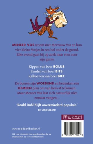 De fantastische meneer Vos - achterkant